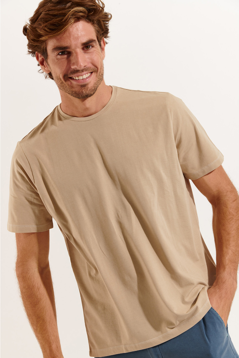 T-shirt beige FILIPO TERZO - 3