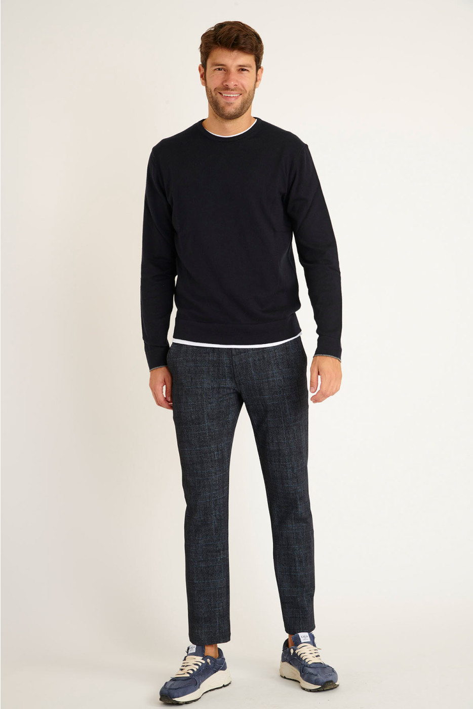 PULL EN MAILLE MARINE LORIS MONZA - 4