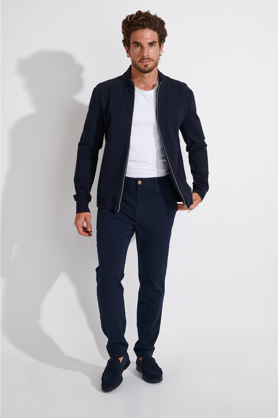 VESTE ZIPPÉE BLEU MARINE LUC MAIORCA - 6