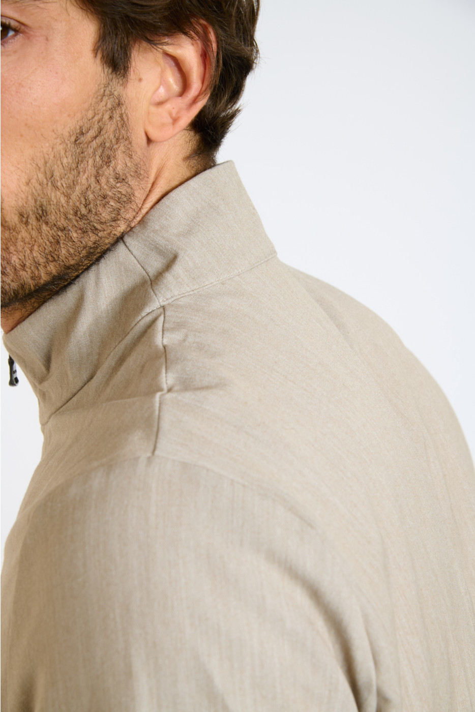 VESTE ZIPPÉE BEIGE LUC MAIORCA - 4