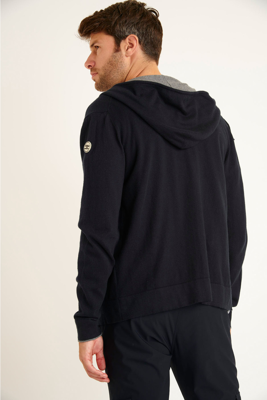 GILET A CAPUCHE MARINE LUCA MONZA - 7