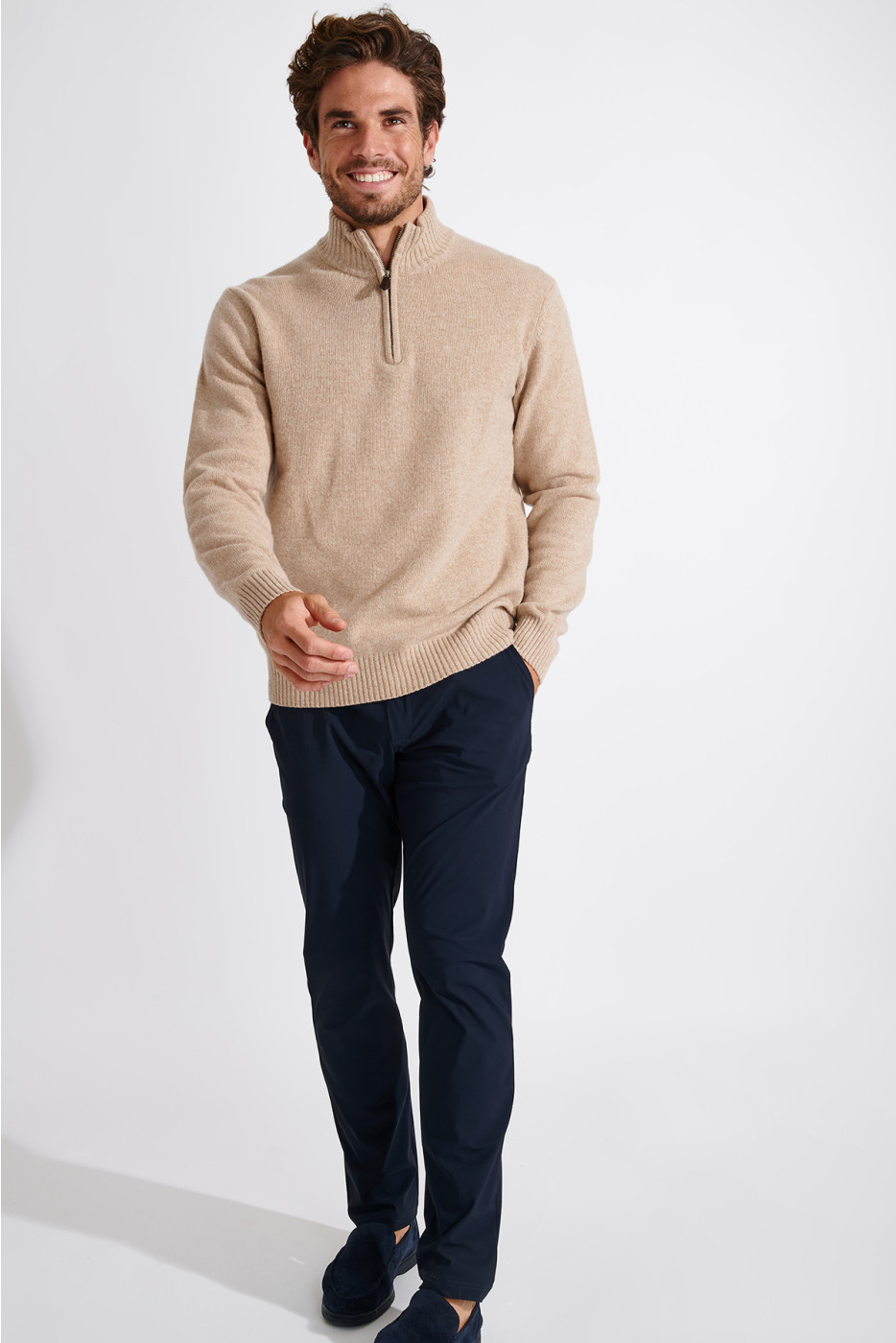PULL CAMIONNEUR BEIGE MARCO TREVISE - 7