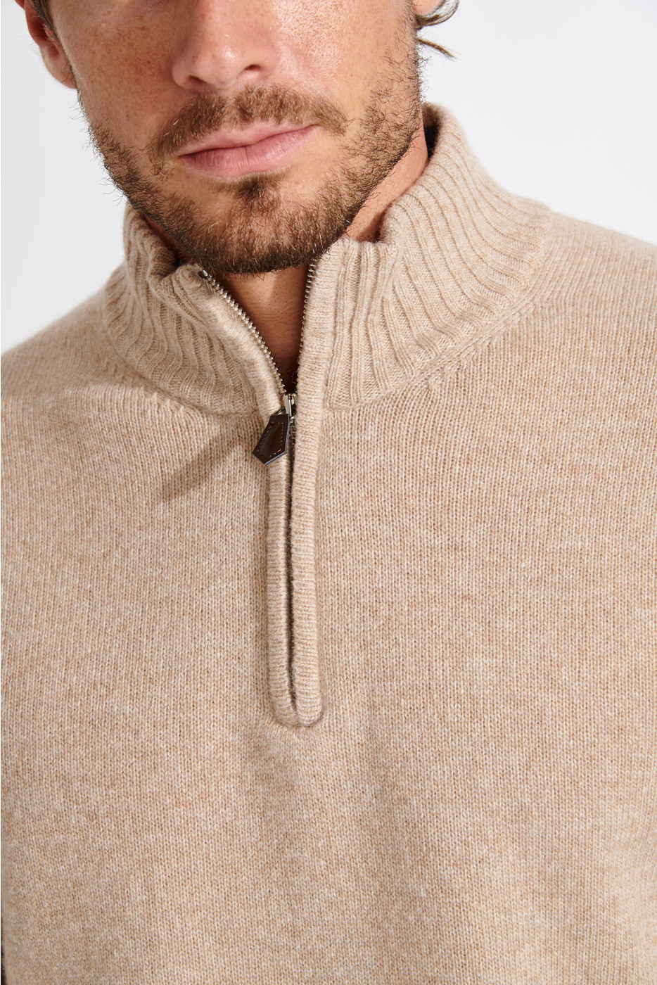 PULL CAMIONNEUR BEIGE MARCO TREVISE - 1