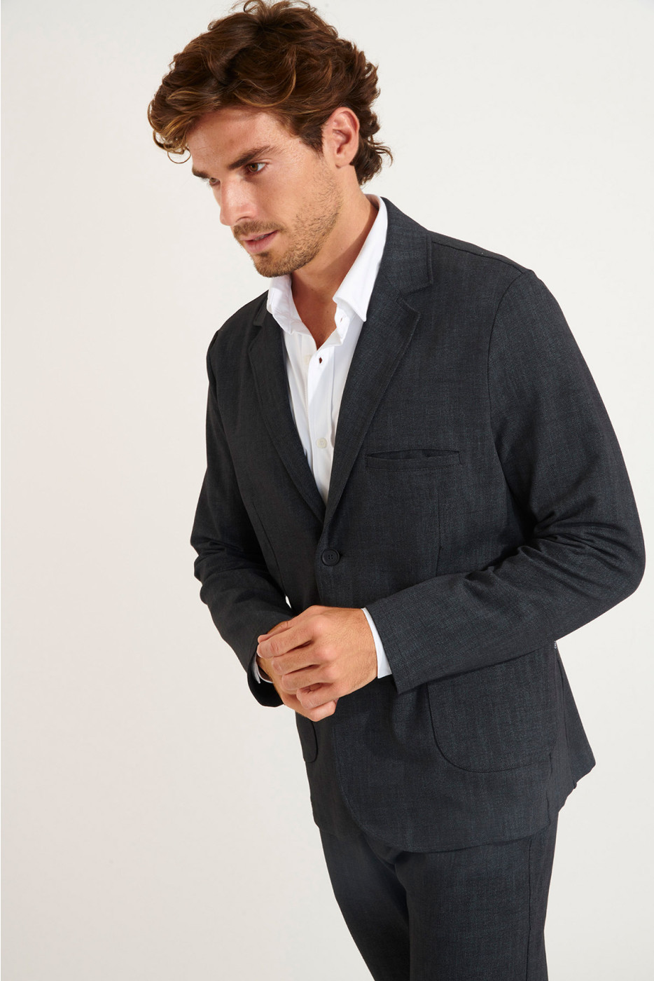 Veste de costume noir NIKO CANSIGLIA - 5