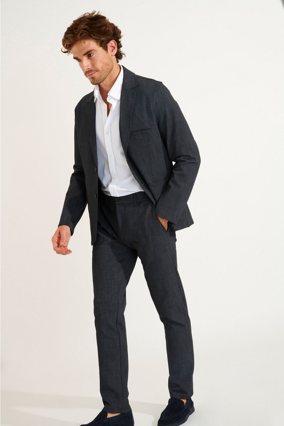 Veste de costume noir NIKO CANSIGLIA - 4