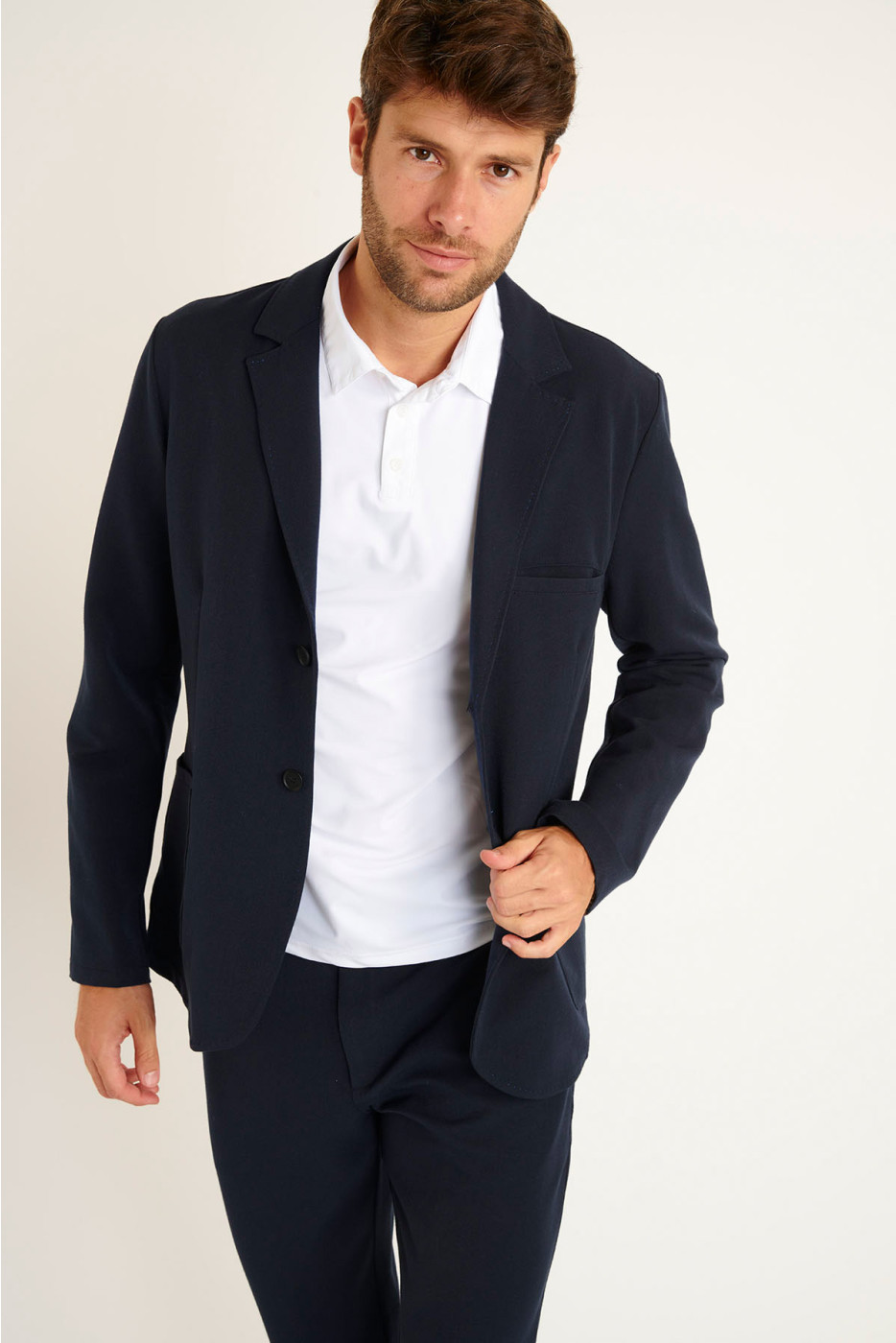VESTE BLAZER BLEU MARINE MATTEO MAIORCA - 3