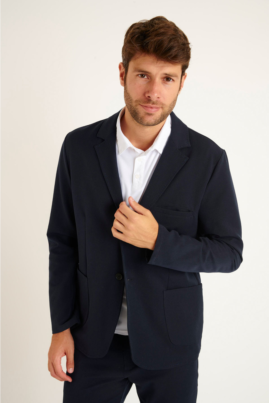 VESTE BLAZER BLEU MARINE MATTEO MAIORCA - 5