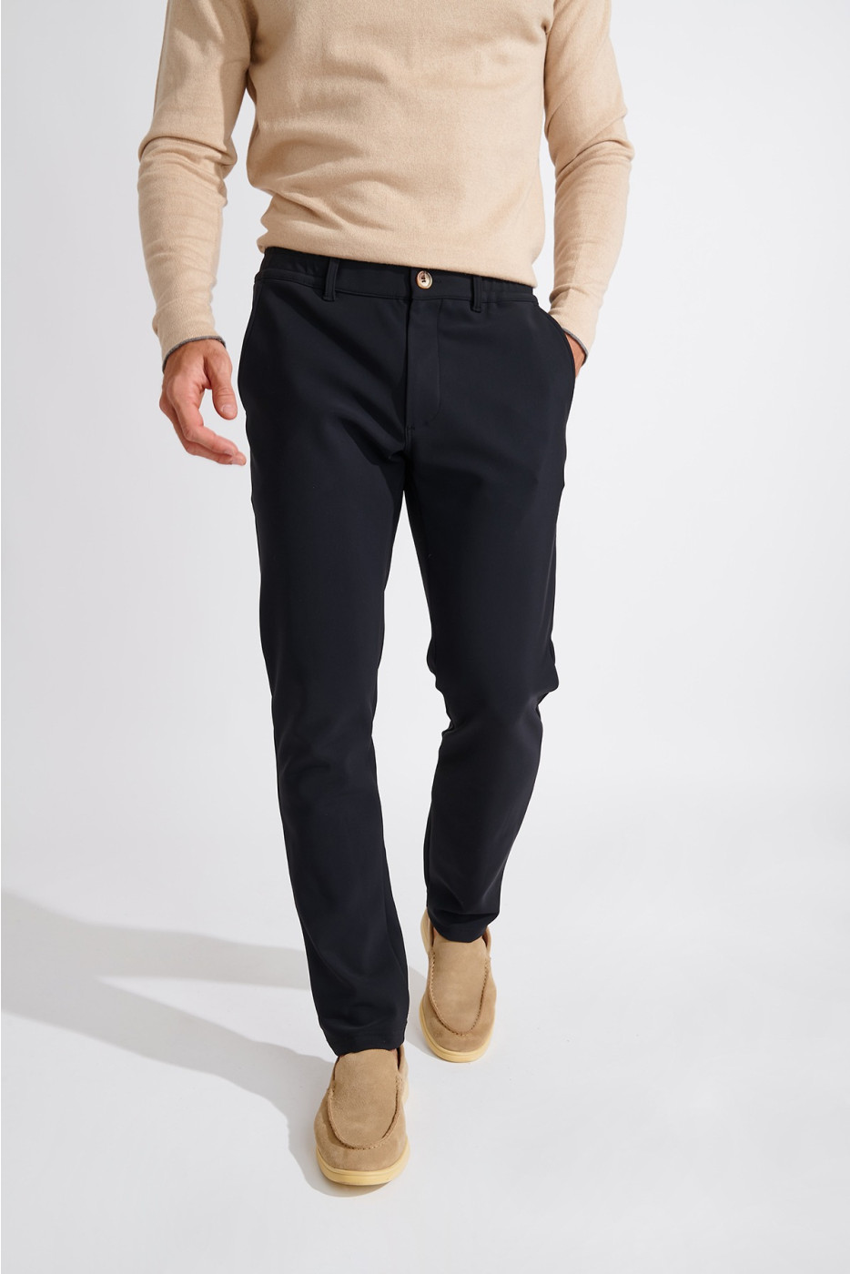 Pantalon noir SERGE MEGEVE