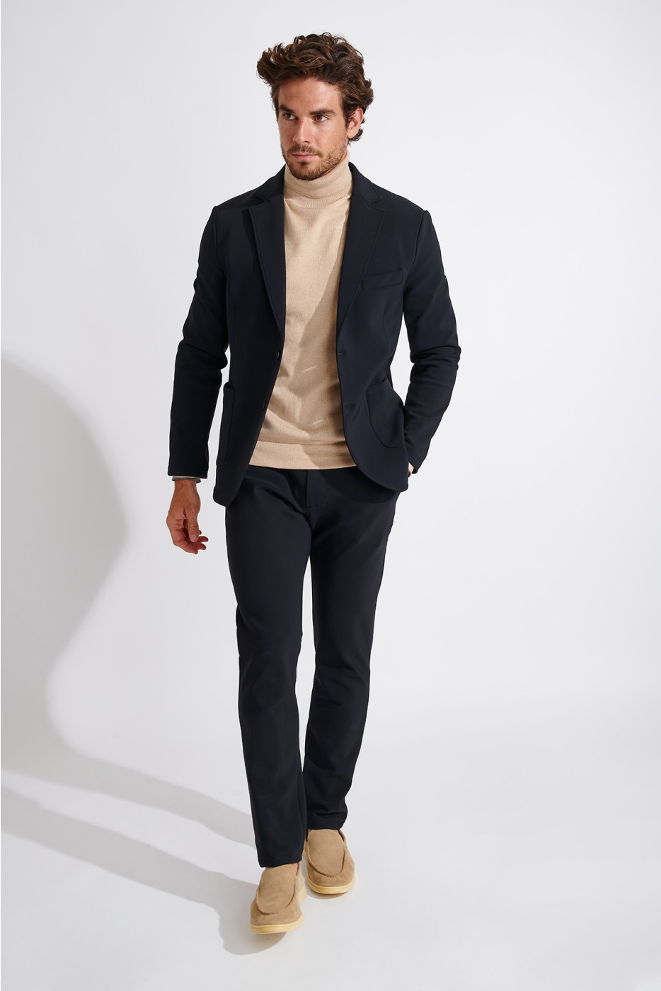 Pantalon noir SERGE MEGEVE