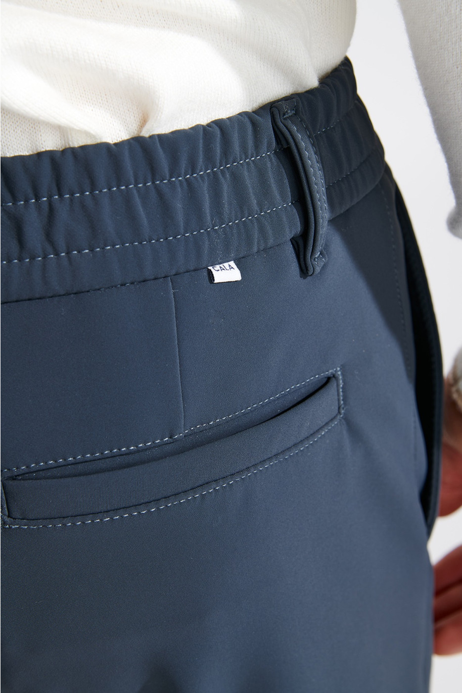 Pantalon gris SERGE MEGEVE - 5