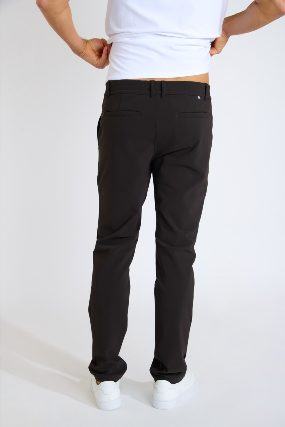 Pantalon marron SERGE MEGEVE - 2