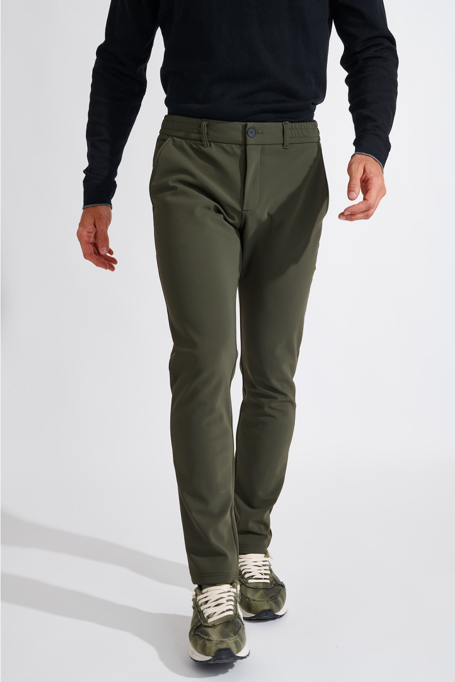Pantalon kaki SERGE MEGEVE - 6