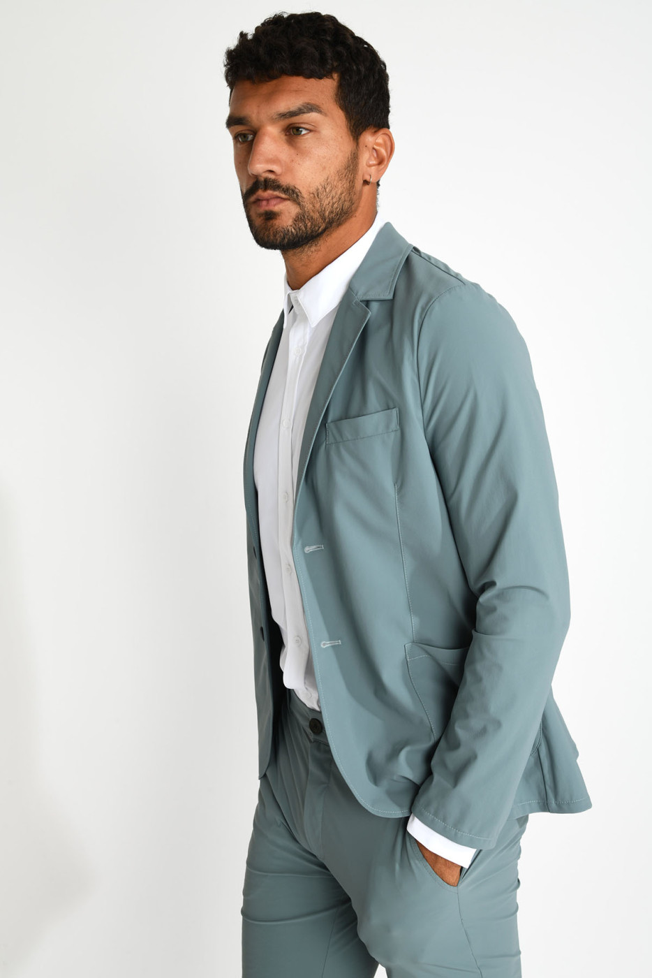 Veste bleu NIKO LESCADA - 4