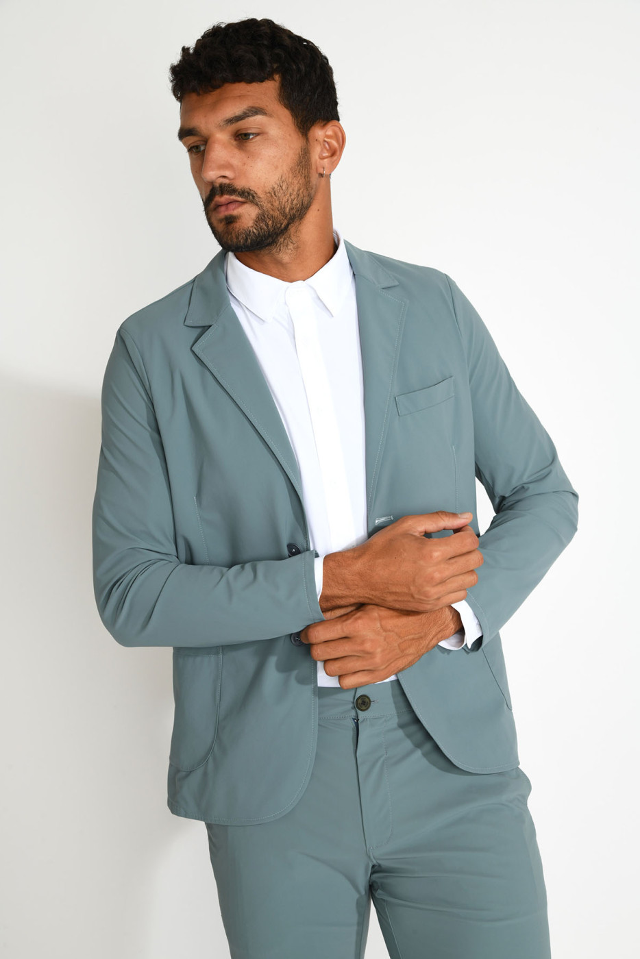 Veste bleu NIKO LESCADA - 5