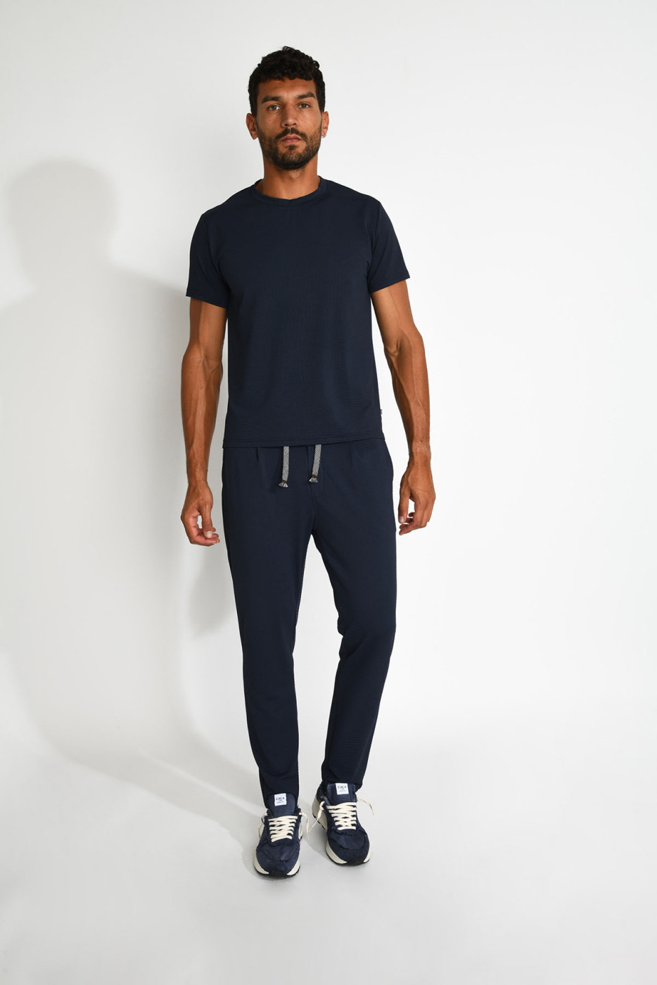 Pantalon marine PAOLO TRIESTE - 4