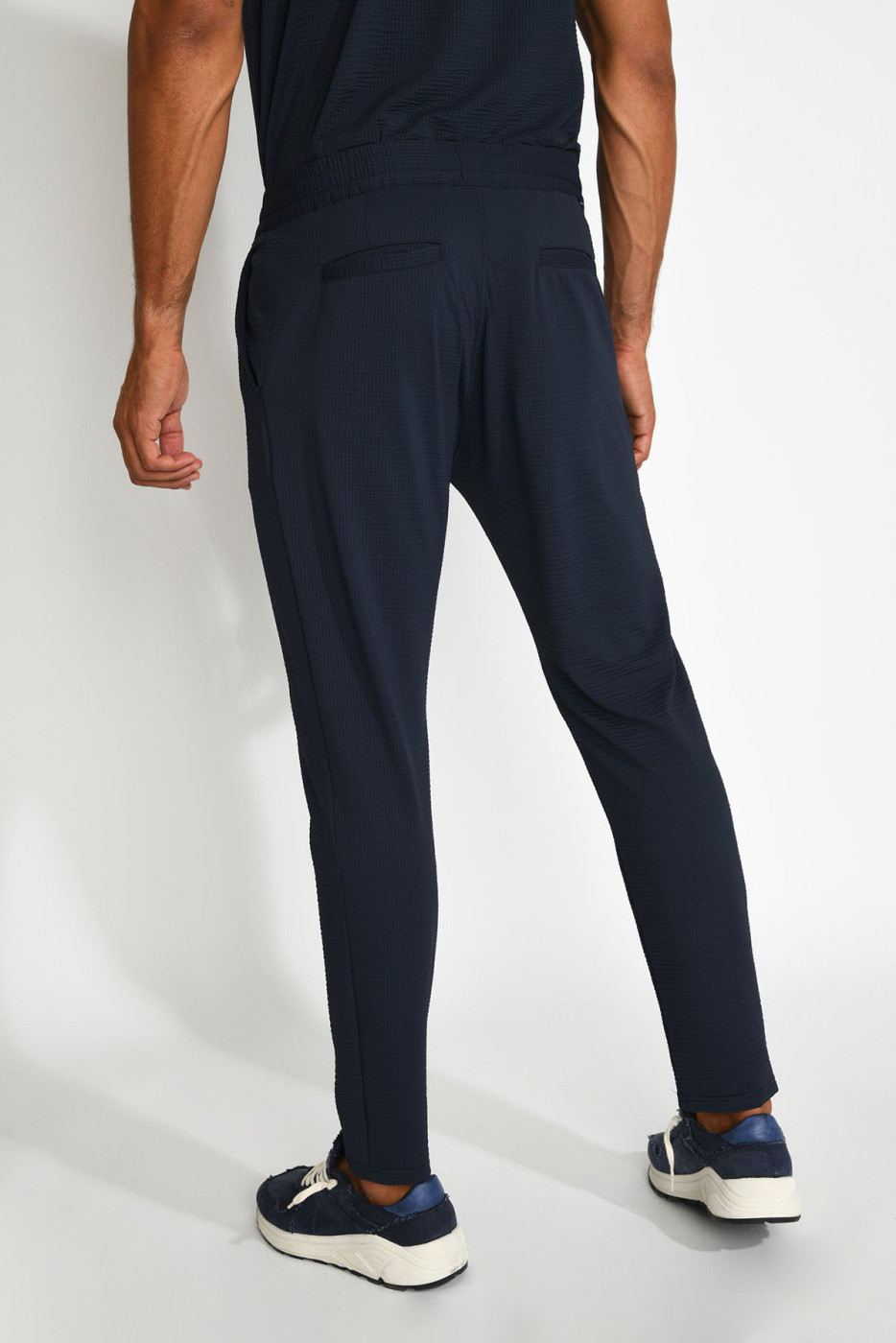 Pantalon marine PAOLO TRIESTE - 2