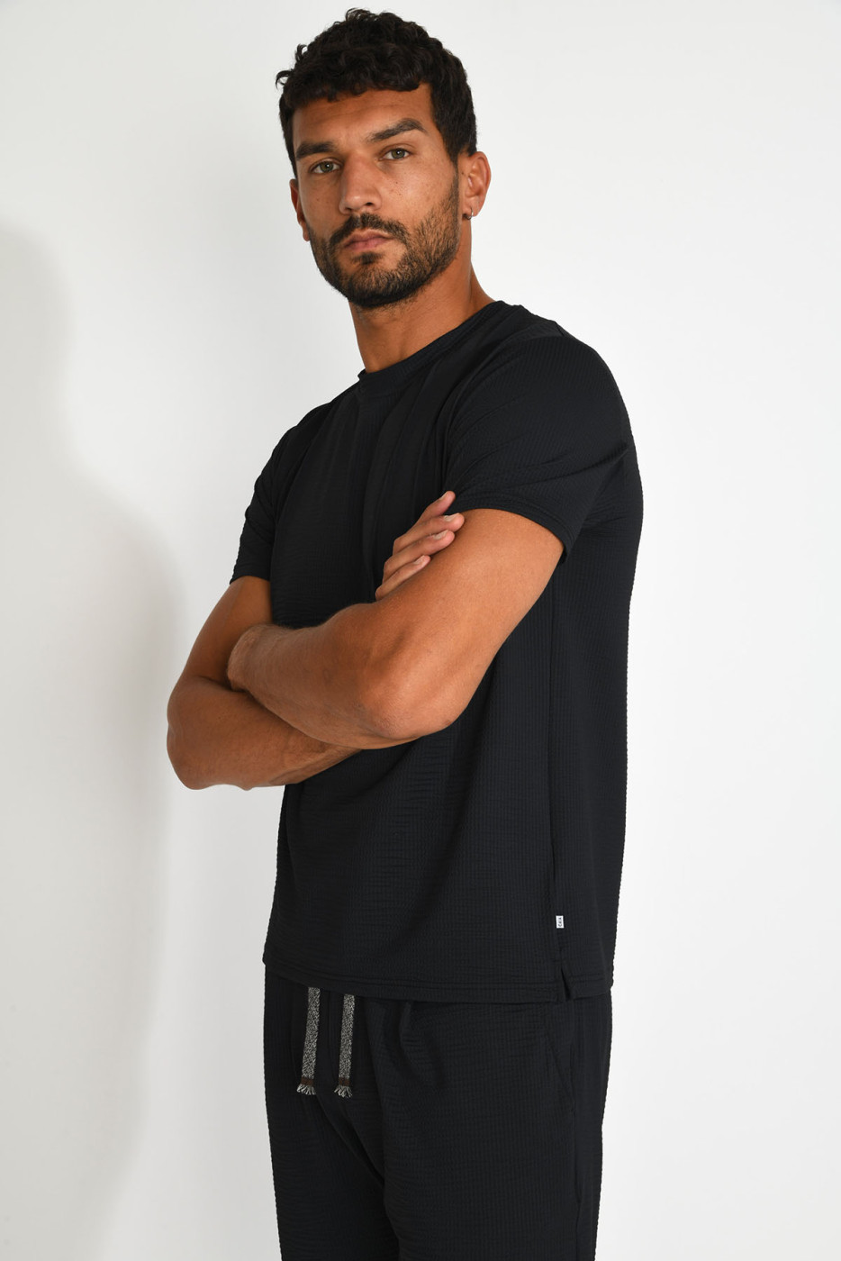T shirt technique noir CYRIL TRIESTE - 5