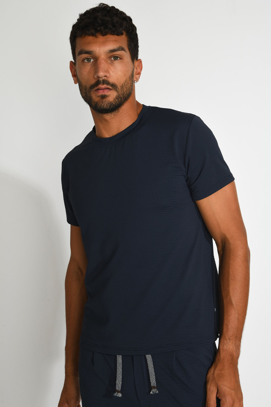 T shirt technique bleu marine CYRIL TRIESTE - 6