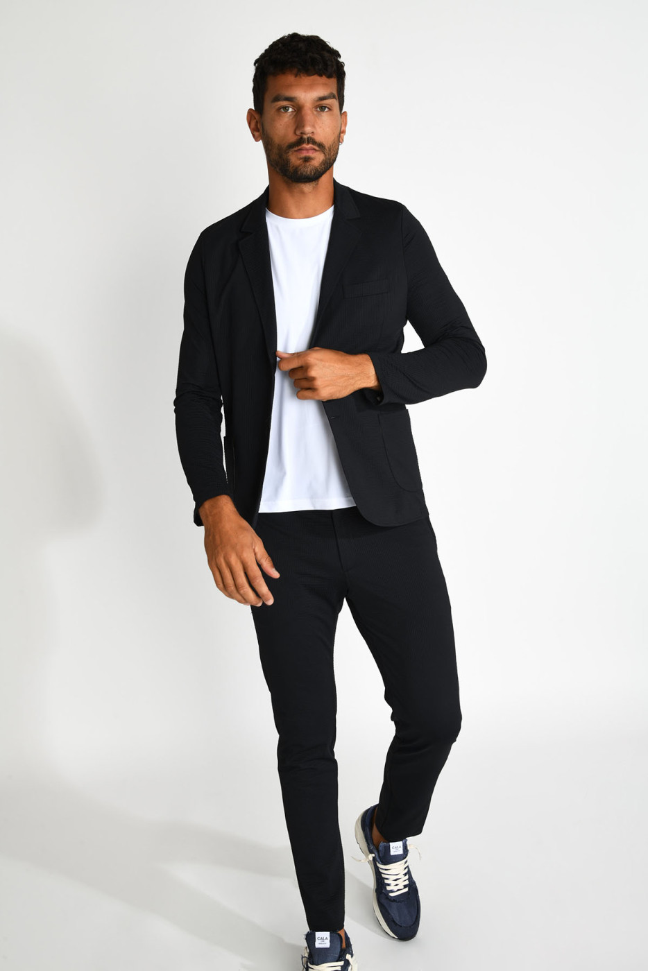 Veste de costume noir technique NIKO TRIESTE - 5