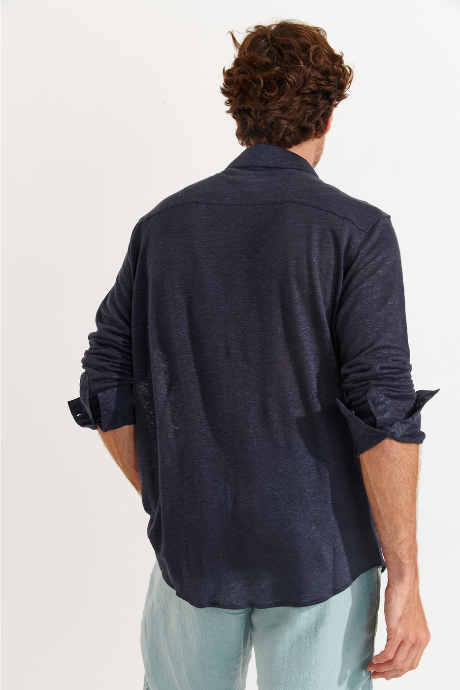 Chemise marine ALAIN LIN