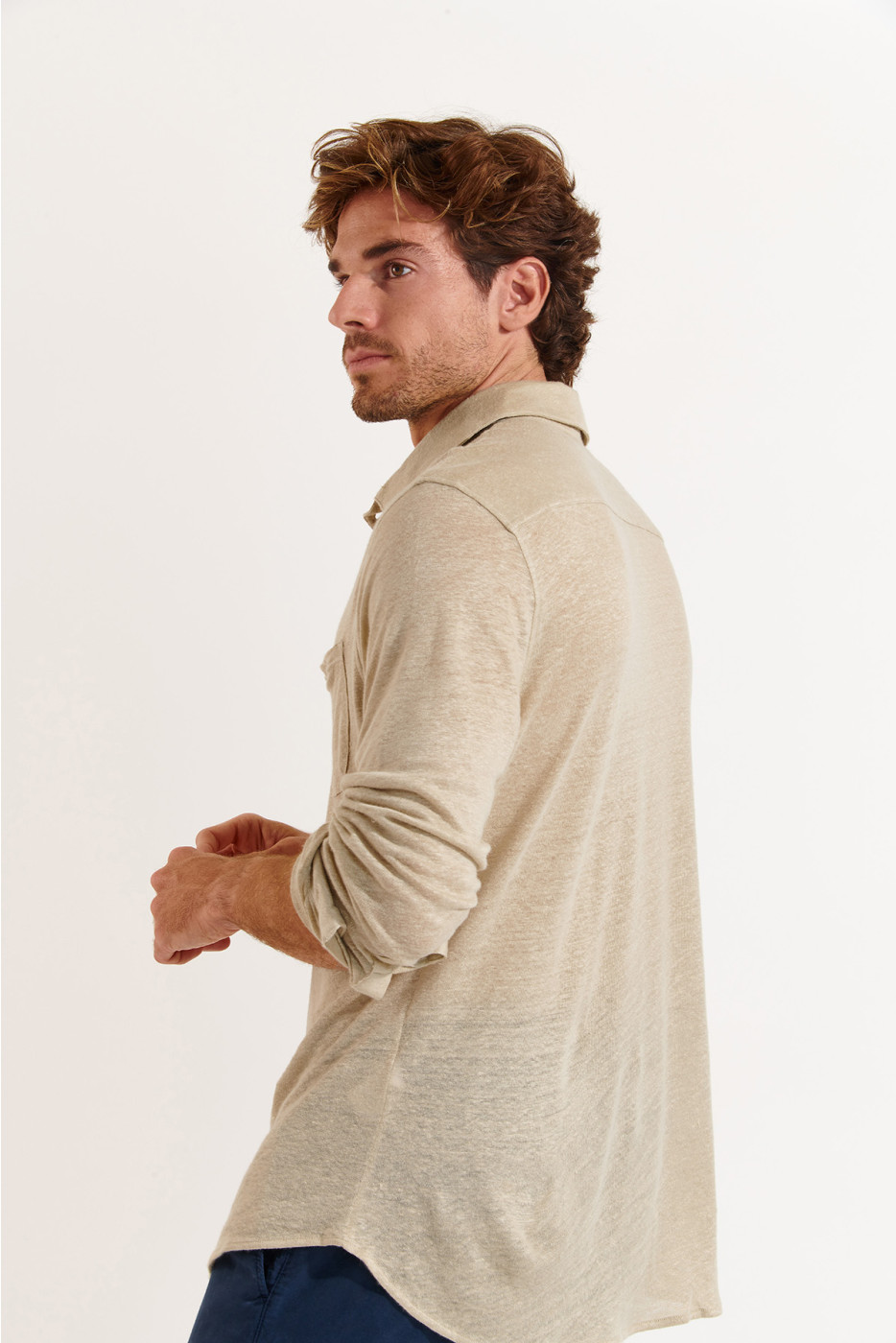 Chemise beige ALAIN LIN