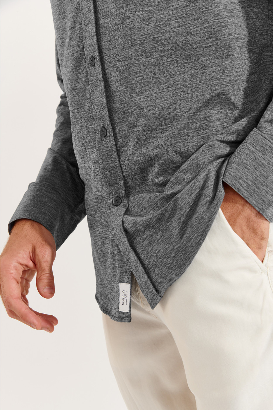 Chemise gris anthracite ALAIN ORSINI