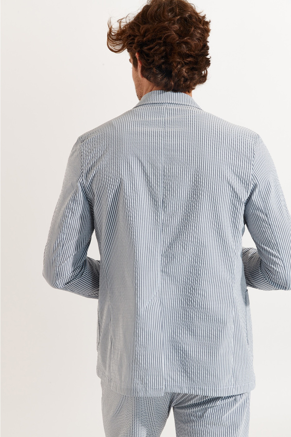 Veste rayée denim NIKO CALVI - 2