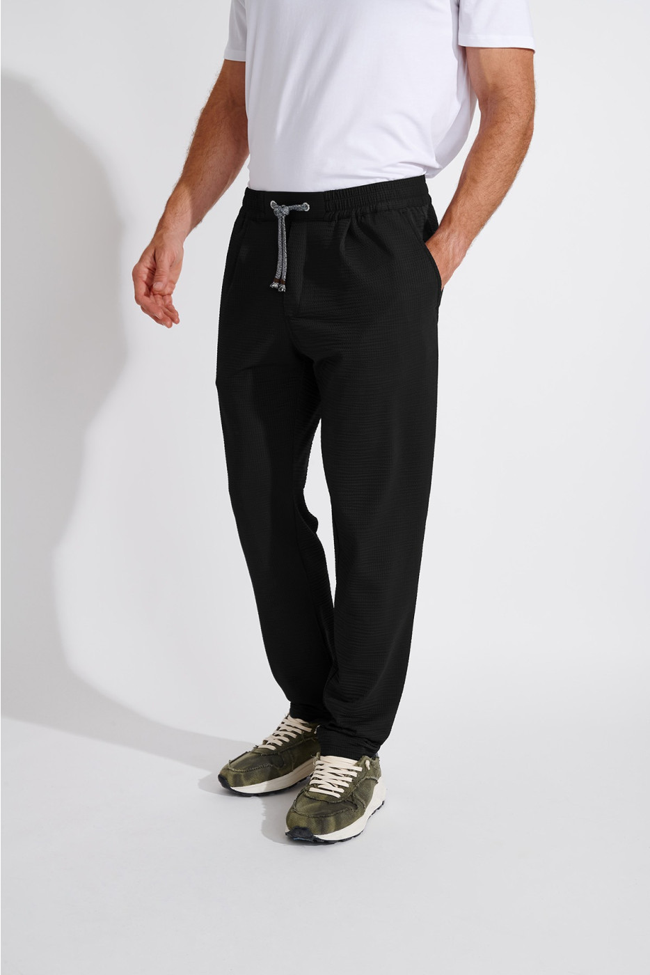 Pantalon noir PAOLO TRIESTE - 2