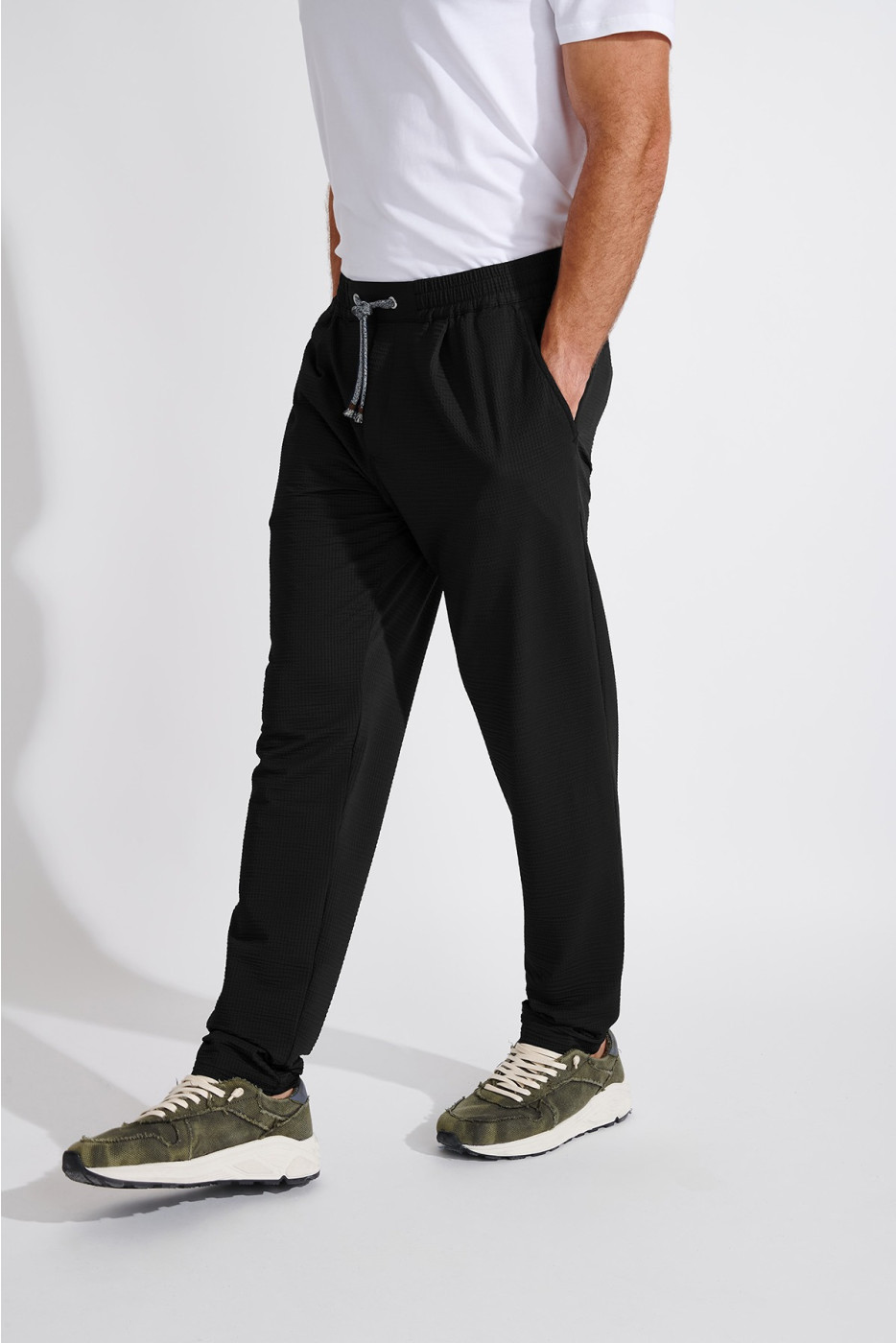 Pantalon noir PAOLO TRIESTE - 3