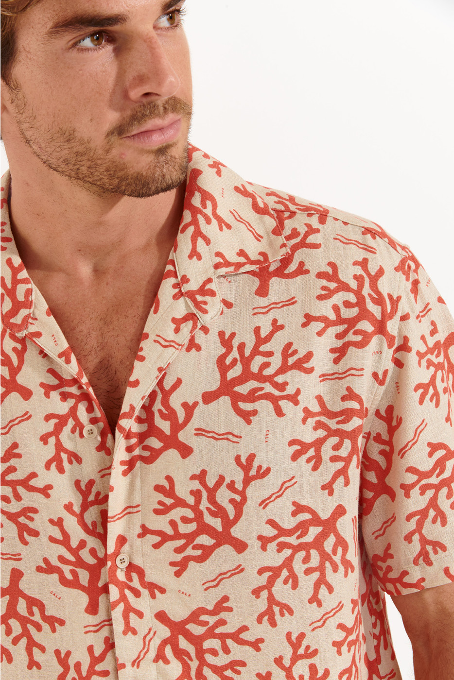 Chemise corail STEFANO AGORA