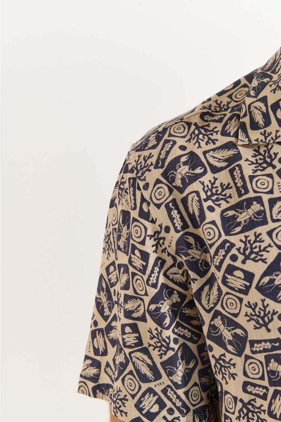 Chemise marine STEFANO CORFOU