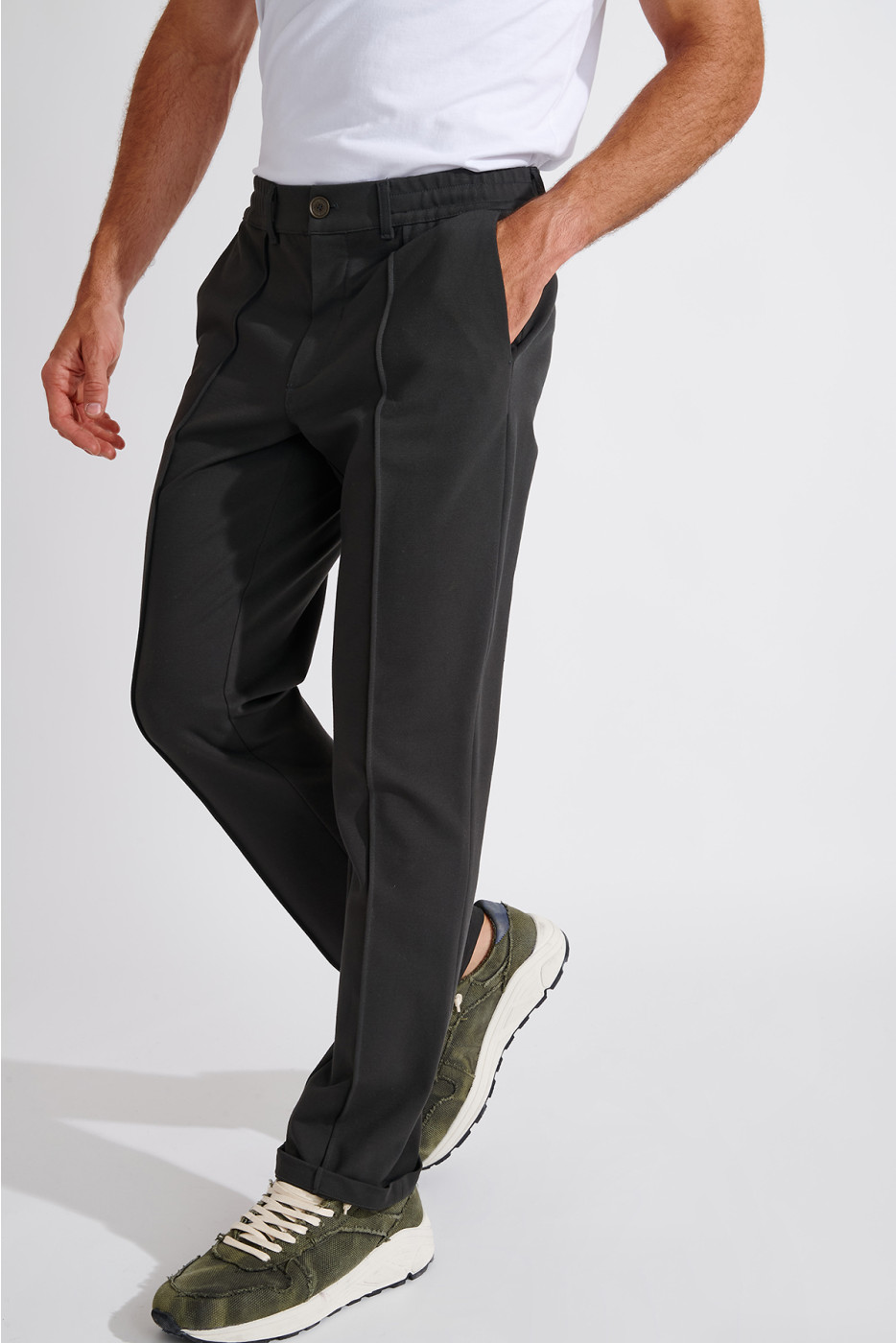 Pantalon vert sapin CHARLES RAVENNE