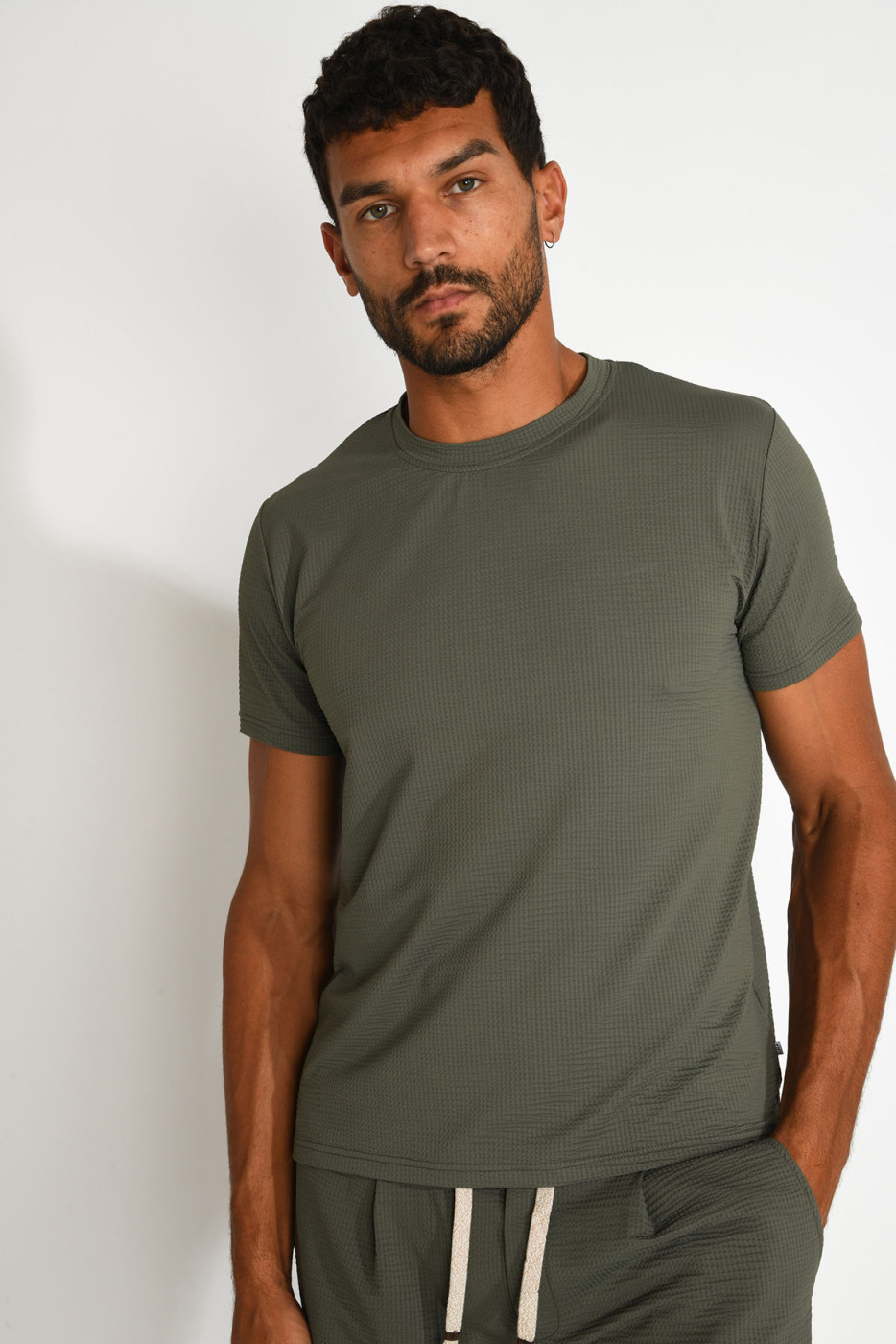 T shirt technique kaki CYRIL TRIESTE - 4