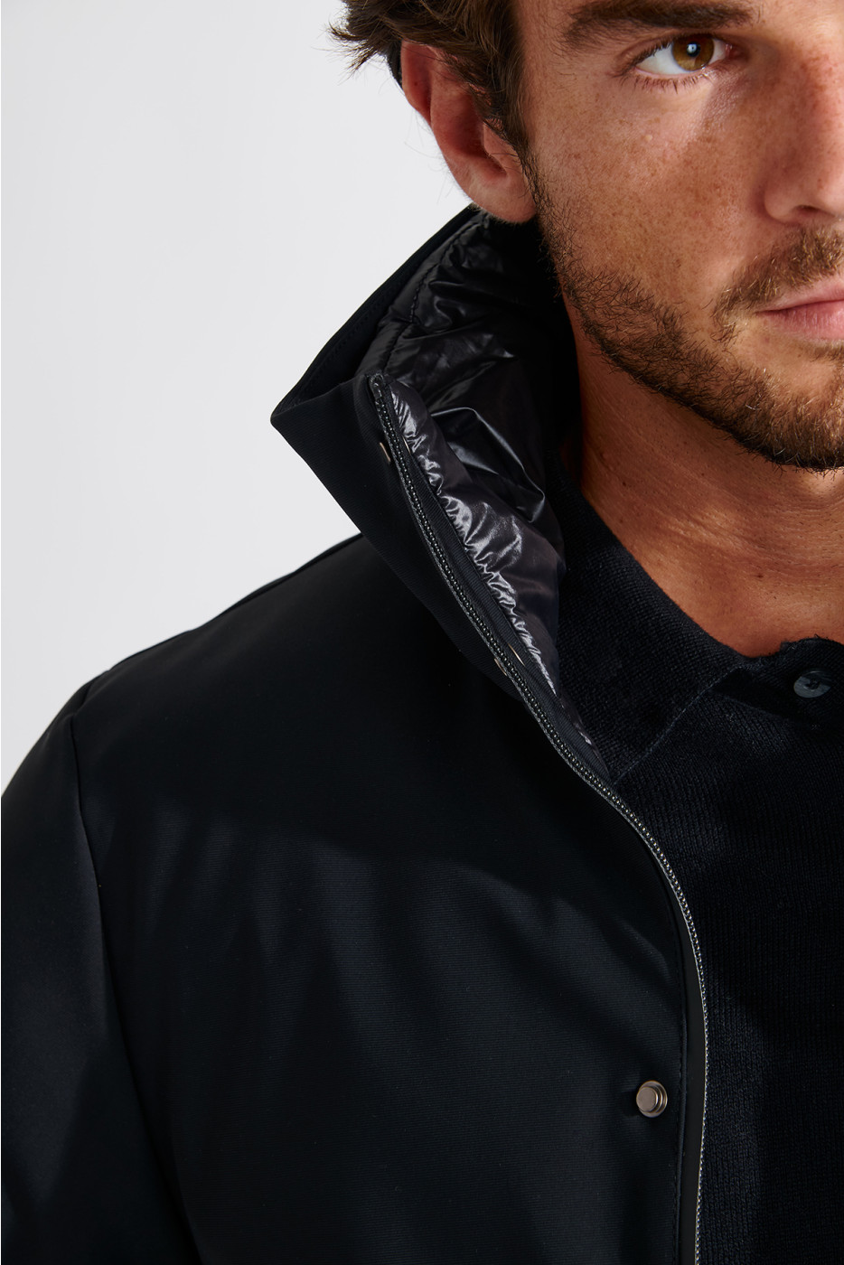 Blouson noir GASPARD CARDELLA - 7