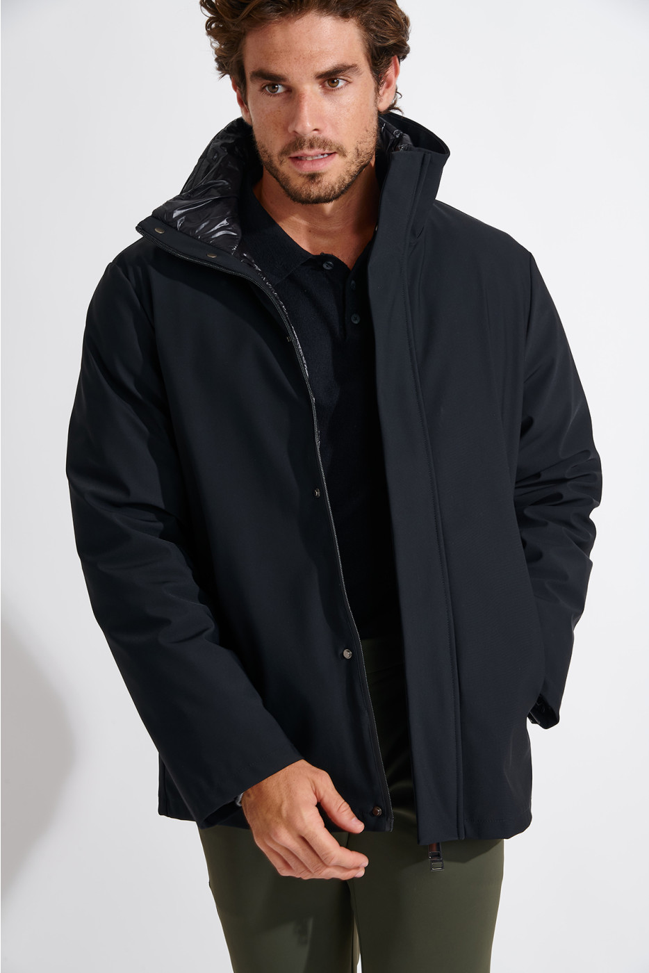 Blouson noir GASPARD CARDELLA - 1