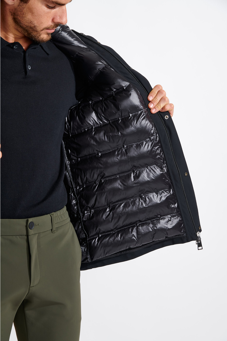 Blouson noir GASPARD CARDELLA - 6