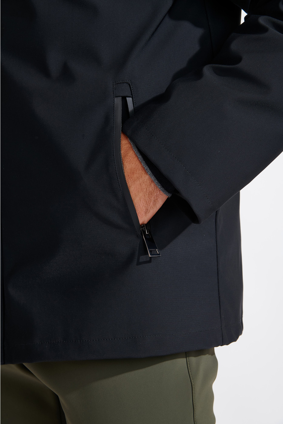 Blouson noir GASPARD CARDELLA - 5