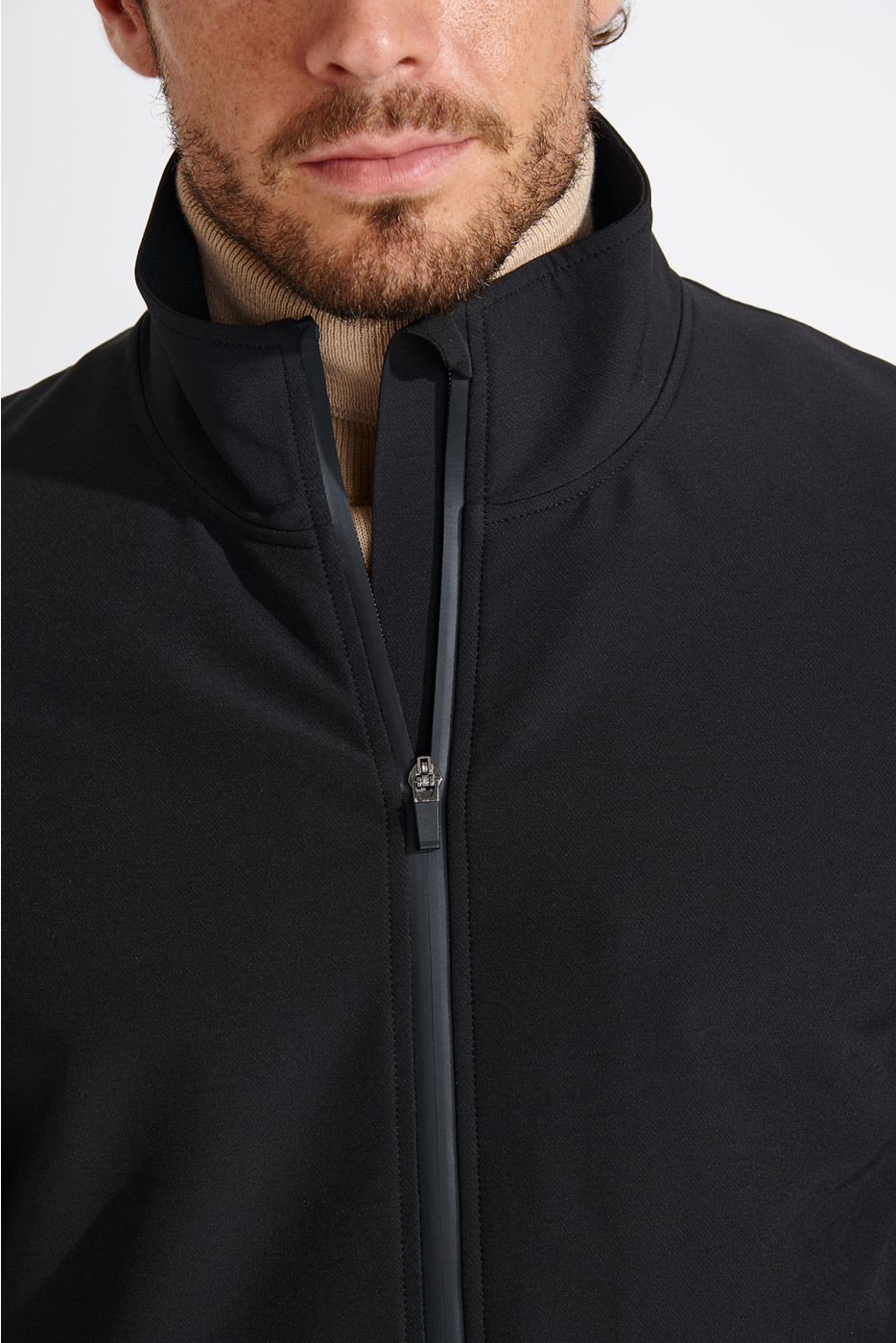 Blouson noir JULIANO SONCINO - 2