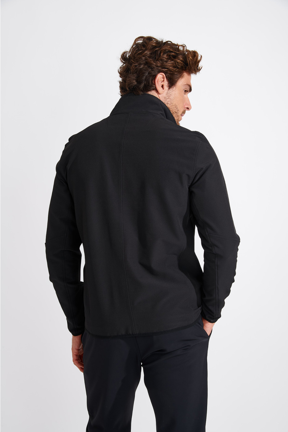 Blouson noir JULIANO SONCINO - 5