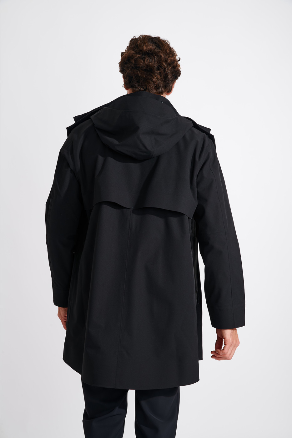Manteau imperméable noir LOUIS TELLARO - 2