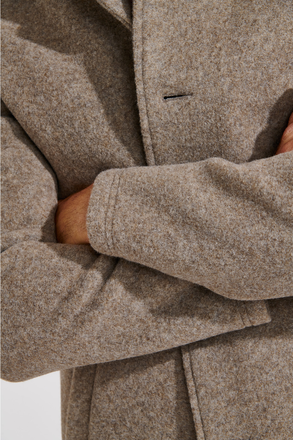 Manteau taupe UMBERTO TAIGA - 2