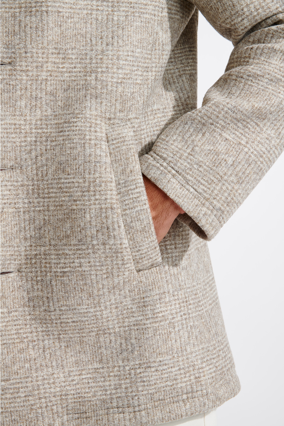 Manteau beige UMBERTO VENITIE - 3