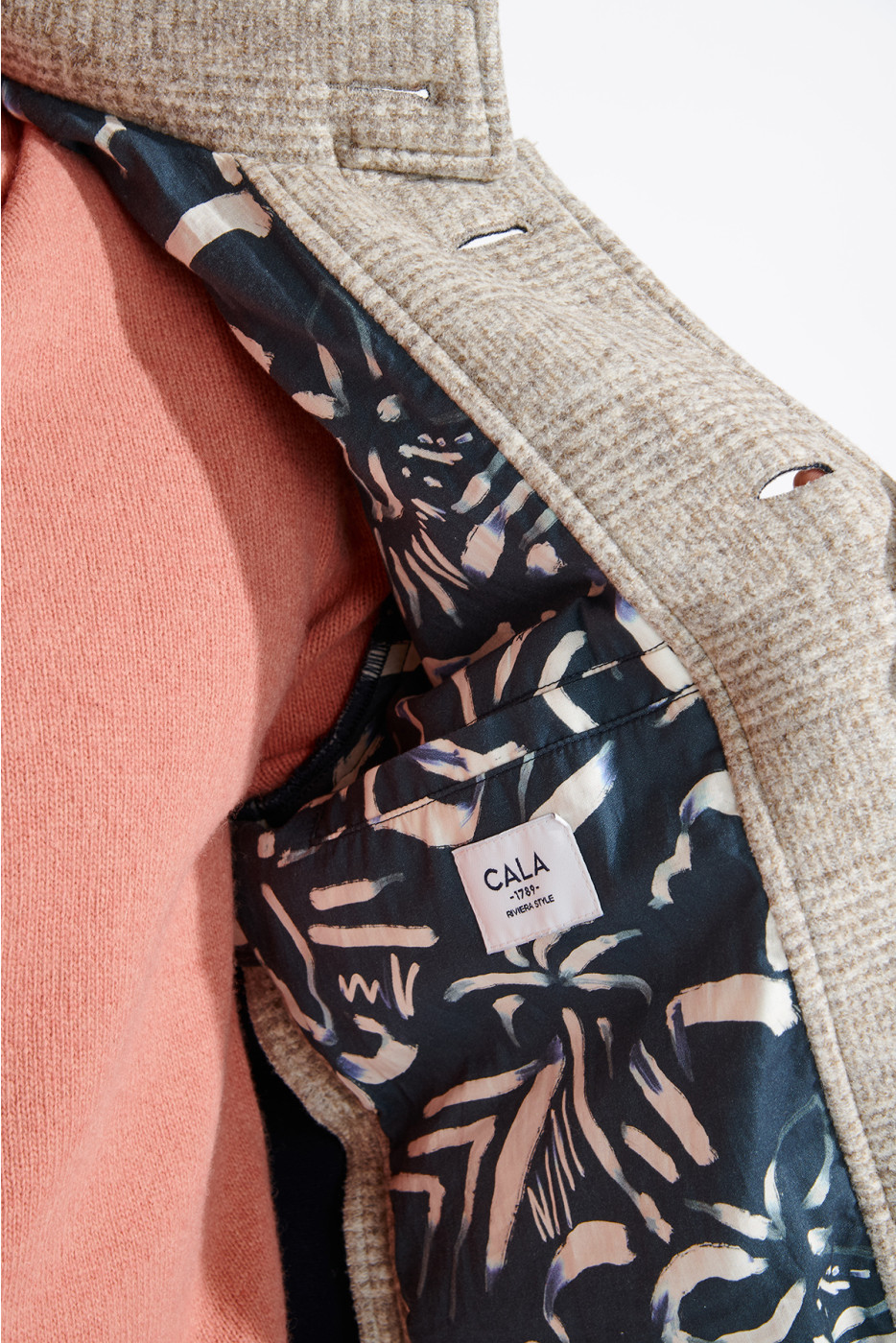 Manteau beige UMBERTO VENITIE - 7