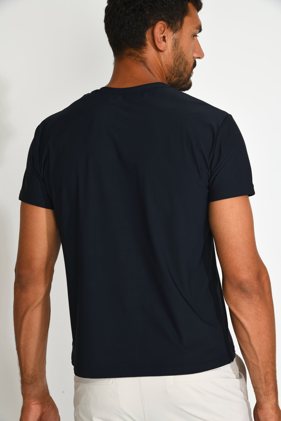 T shirt bleu marine CYRIL BAIABLUE - 3