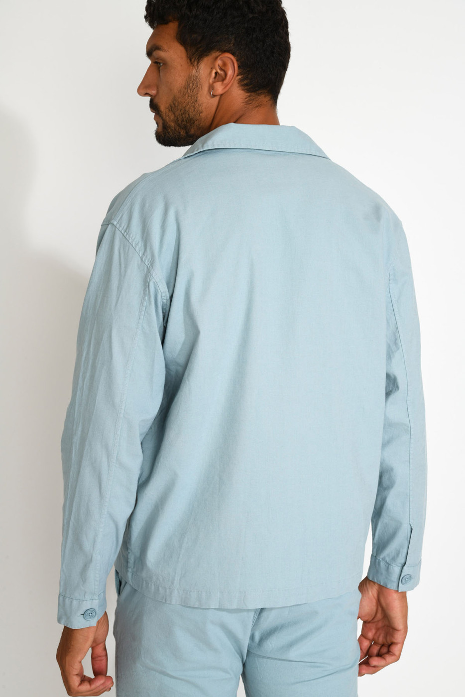 Surchemise bleu cobalt EMILE CESANO - 2
