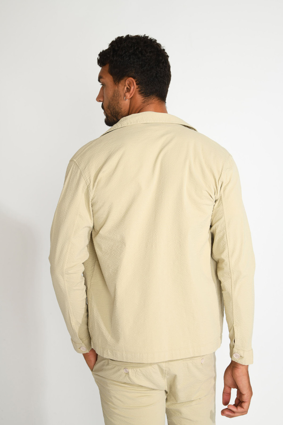 Veste surchemise sable EMILE MOGLIANO - 2