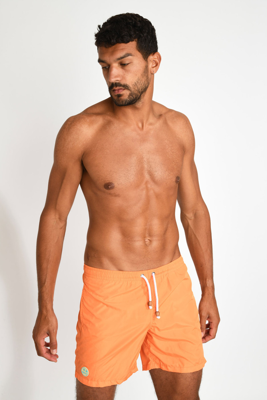 Short de bain orange EMILIO ASTI - 1