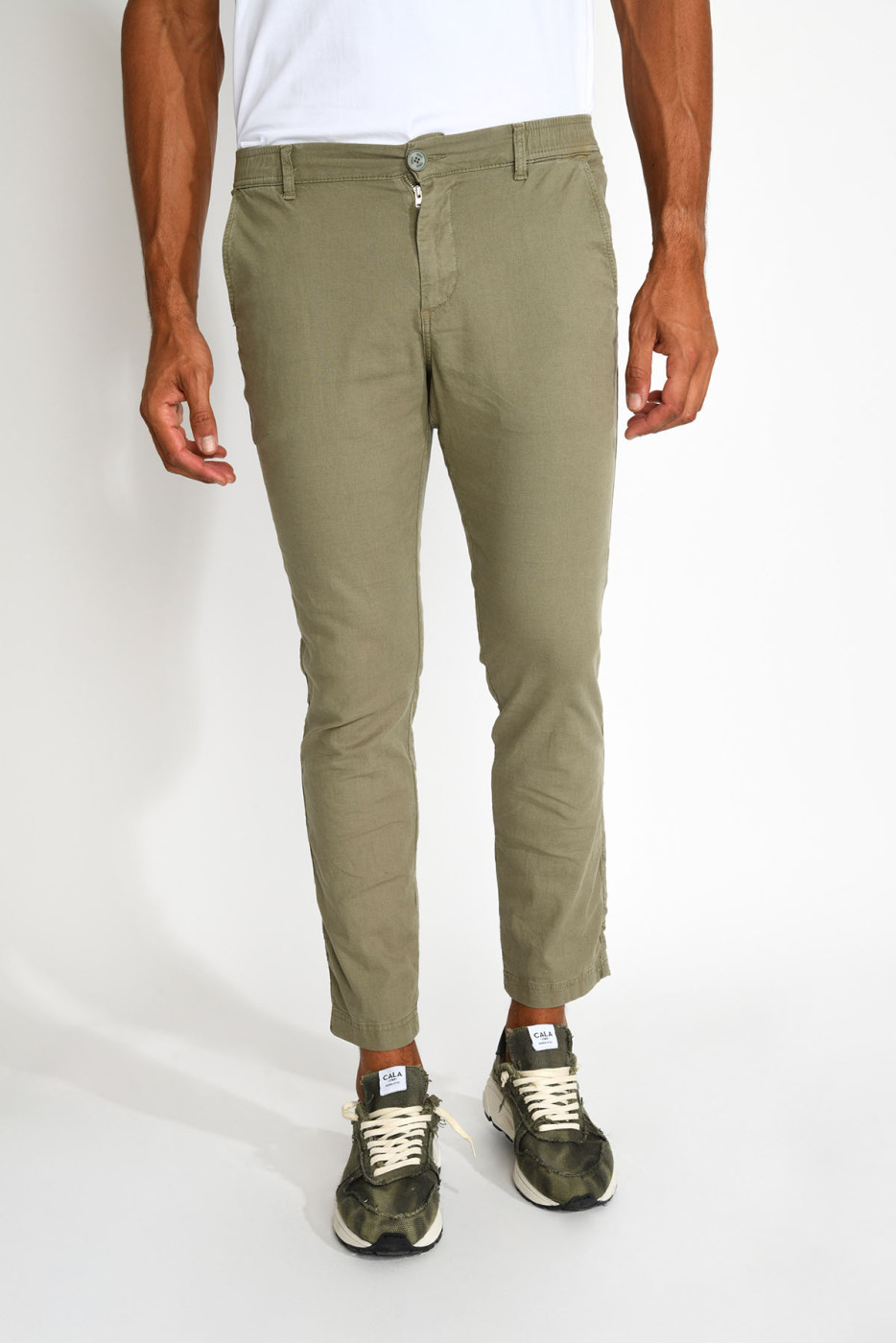 Pantalon kaki ETIENNE CESANO - 8
