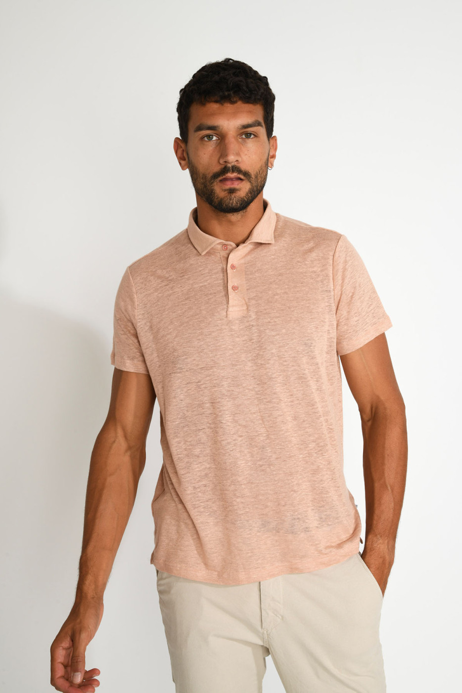 Polo FRANCOIS LIN rose