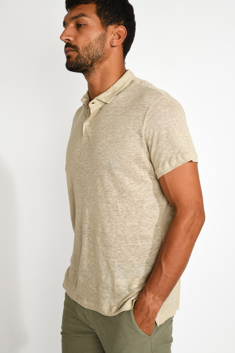 Polo FRANCOIS LIN beige - 5